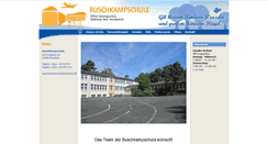 Desktop Screenshot of buschkampschule.de